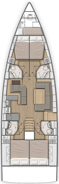 Sailboat rental in Alimos - Bénéteau Oceanis 51.1