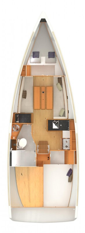 Bareboat Rental Sailboat Jeanneau with a boat licence