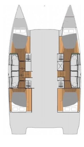 Catamaran rental in Frenchtown - Fountaine Pajot Elba 45