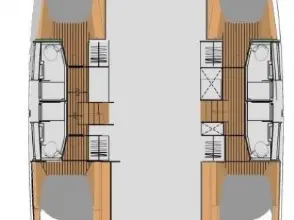Catamaran rental in Frenchtown - Fountaine Pajot Elba 45
