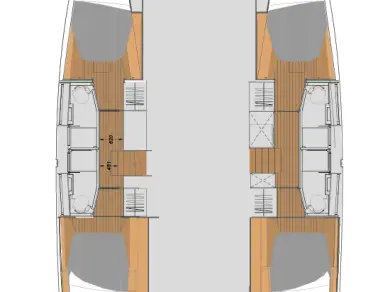 Fountaine Pajot Elba 45 in Frenchtown on SamBoat
