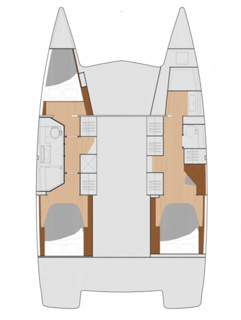 Bareboat Rental Catamaran Fountaine Pajot with a boat licence