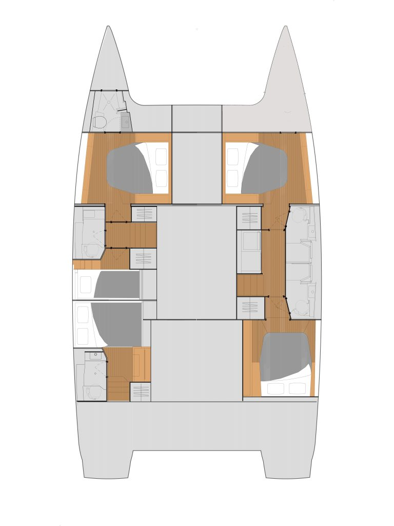 Bareboat Rental Catamaran Fountaine Pajot with a boat licence
