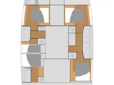Bareboat Rental Catamaran Fountaine Pajot with a boat licence