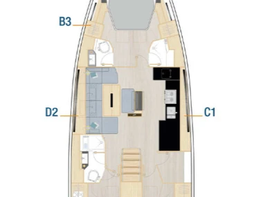 Sailboat rental in Marseille - Hanse Hanse 510