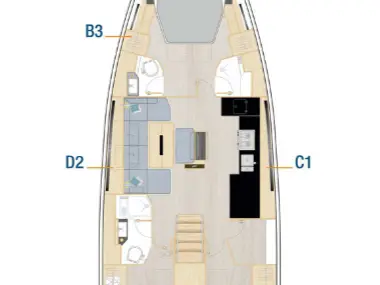 Sailboat rental in Marseille - Hanse Hanse 510