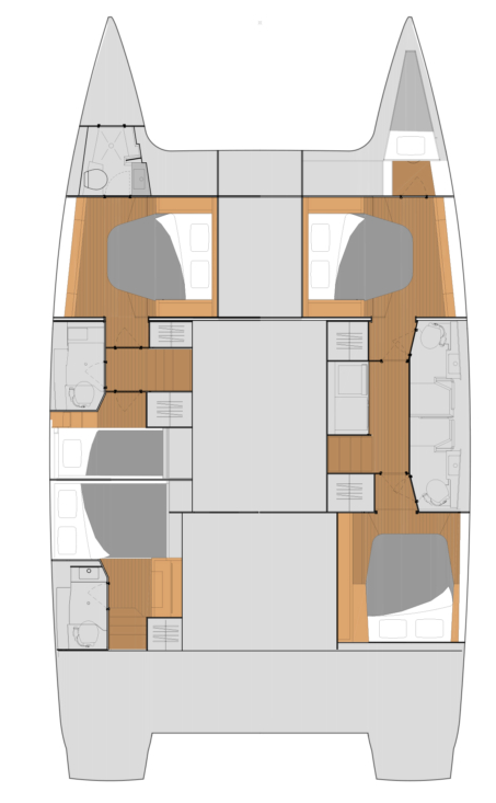 Fountaine Pajot Tanna 47 in Saint-Mandrier-sur-Mer on SamBoat