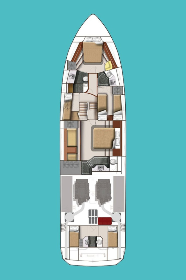 Bareboat Rental Luxury Yacht Galeon with a boat licence
