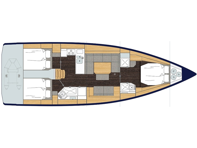 Sailboat rental in Primošten - Bavaria Bavaria C45