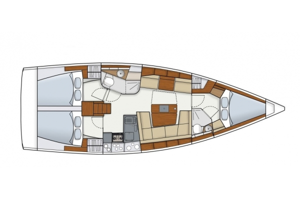 Hanse Hanse 415 in Primošten on SamBoat