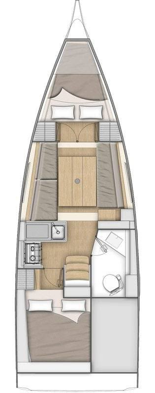 Yacht charter La Rochelle cheap Oceanis 30.1
