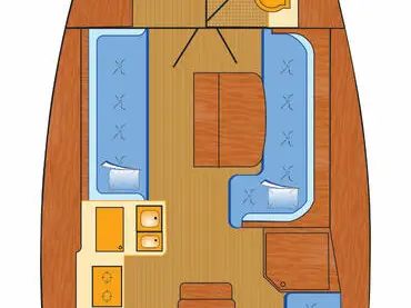 Bareboat Rental Sailboat Bavaria with a boat licence