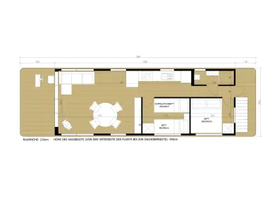 Bareboat Rental Houseboat WOMA with a boat licence