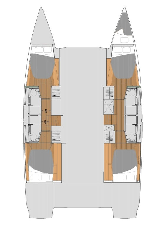 Bareboat Rental Catamaran Fountaine Pajot with a boat licence