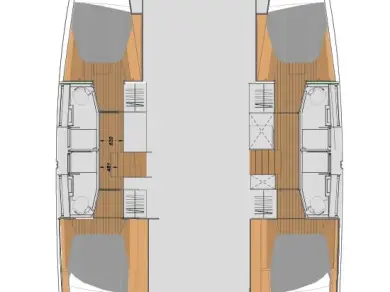 Bareboat Rental Catamaran Fountaine Pajot with a boat licence