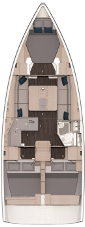 Bareboat Rental Sailboat Dufour with a boat licence