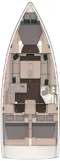 Bareboat Rental Sailboat Dufour with a boat licence