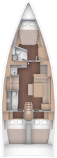 Dufour Dufour 430 in Golfe-Juan on SamBoat