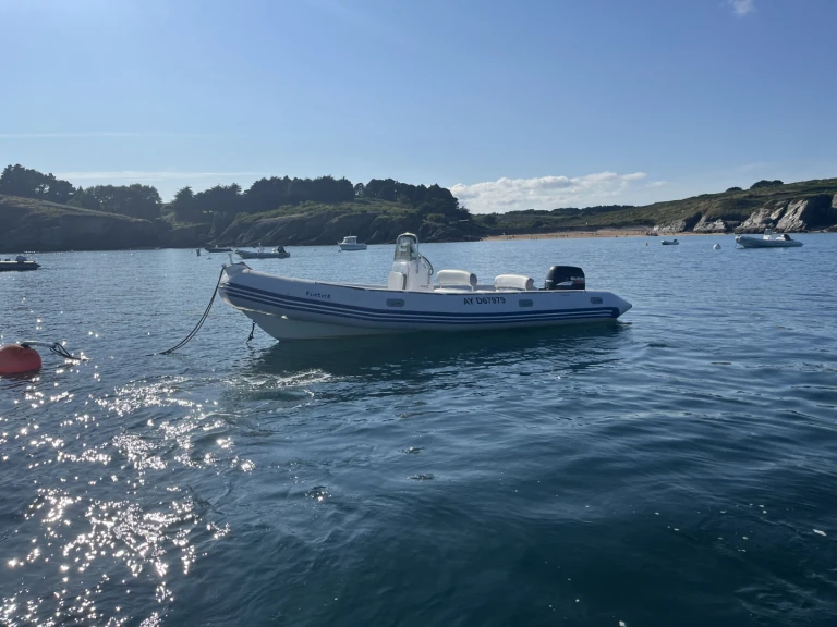 RIB rental with or without captain Bombard Locmaria