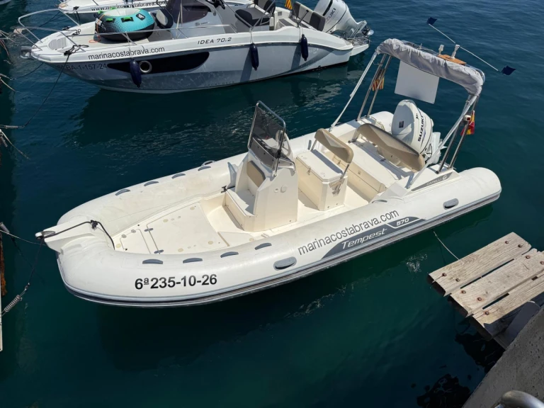 Capelli Tempest 570 charter bareboat or captained in  Spain