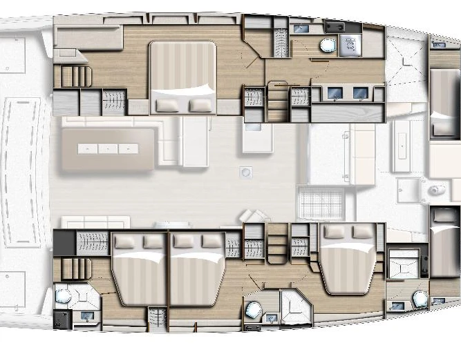 Catamaran rental in Port Cogolin - 15 Bali 5.4