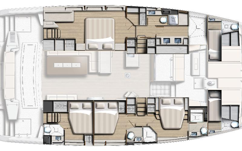 Catamaran rental in Port Cogolin - 15 Bali 5.4