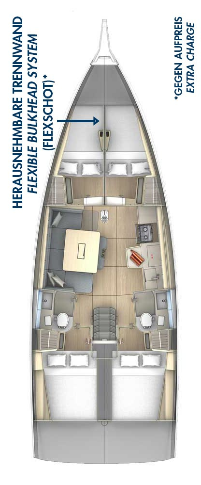Sailboat rental in Biograd na Moru - Dufour Dufour 41 Performance