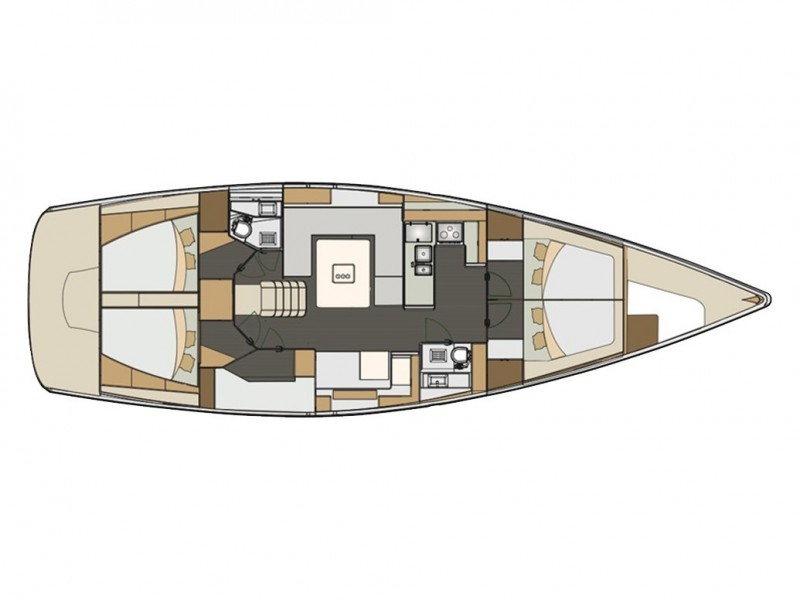Elan Impression 50 charter bareboat or captained in  Biograd na Moru