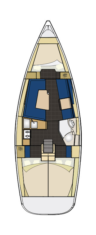 Sailboat rental in Izola - Elan Elan 354 Impression
