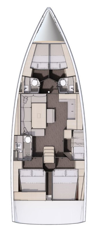 Dufour Dufour 470 charter bareboat or captained in  Punat