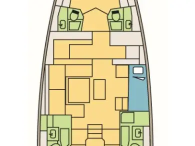 Dufour Dufour 530 charter bareboat or captained in  Pozzuoli