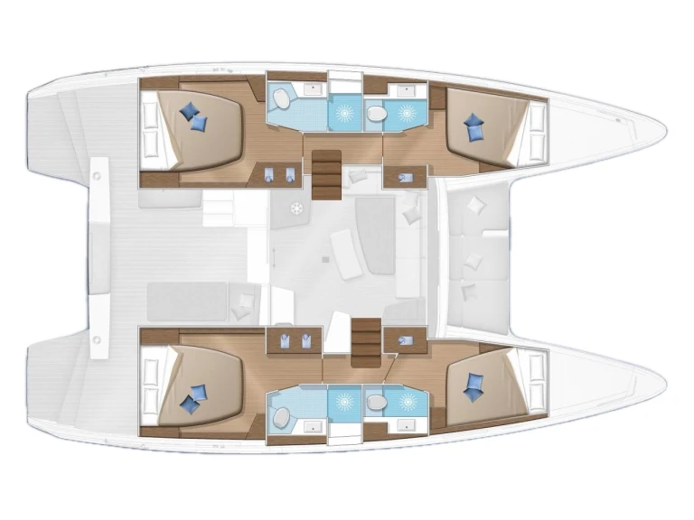 Catamaran for rent Pianottoli-Caldarello at the best price