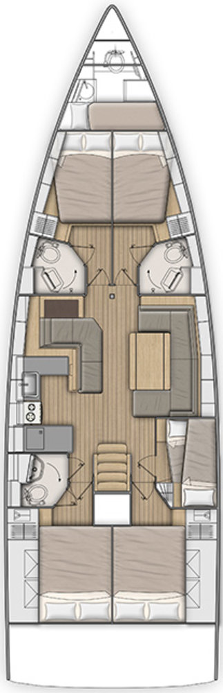 Yacht charter Lávrio cheap Oceanis 51.1
