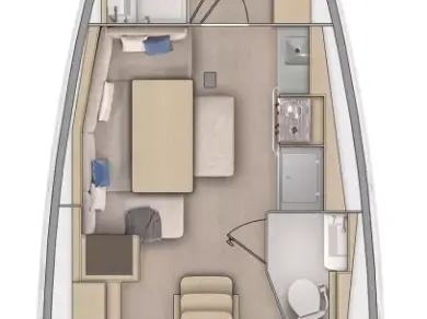 Sailboat rental with or without captain Bénéteau Adaköy