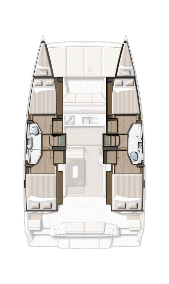 Catamaran for rent Le Marin at the best price