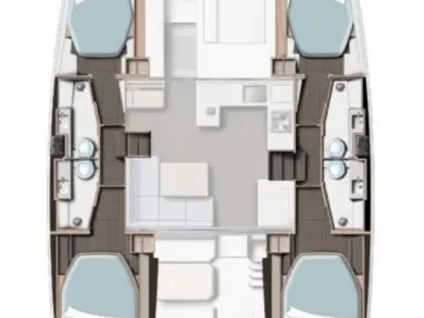 Rent a Leopard Catamarans / Robertson & Caine Leopard 42 - 4 cab. Cannigione