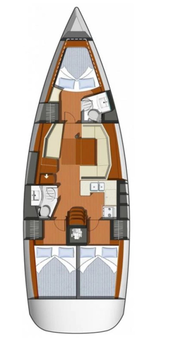 Bareboat Rental Sailboat Jeanneau with a boat licence