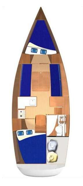 Yacht charter Ajaccio cheap Dufour 325 Grand Large