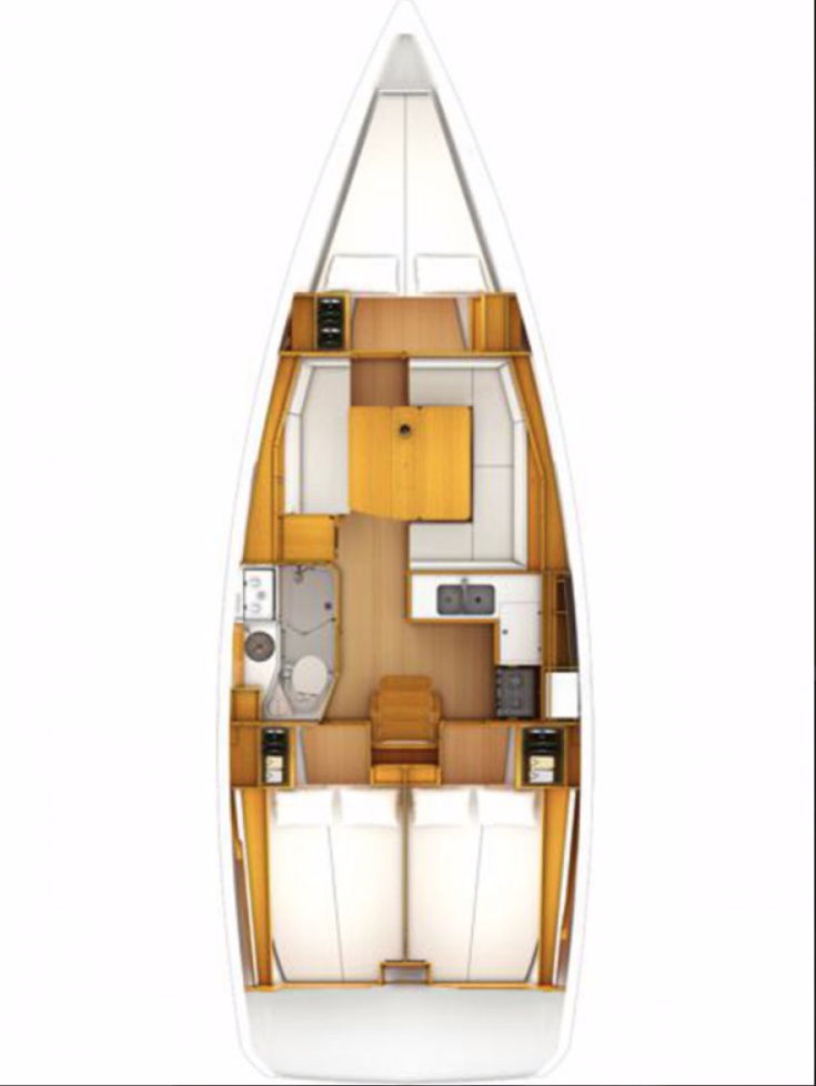 Bareboat Rental Sailboat Jeanneau with a boat licence