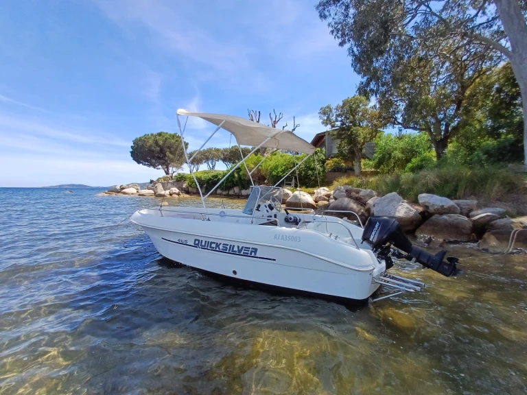 Motorboat rental with or without captain Quicksilver Porto-Vecchio