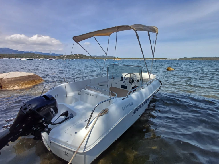 Bareboat Rental Motorboat Quicksilver with a boat licence