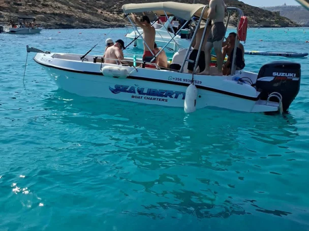 Motorboat rental with or without captain Buccaneer Gozo