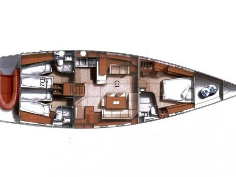 Sailboat rental in Cres - Hanse Hanse 531 E
