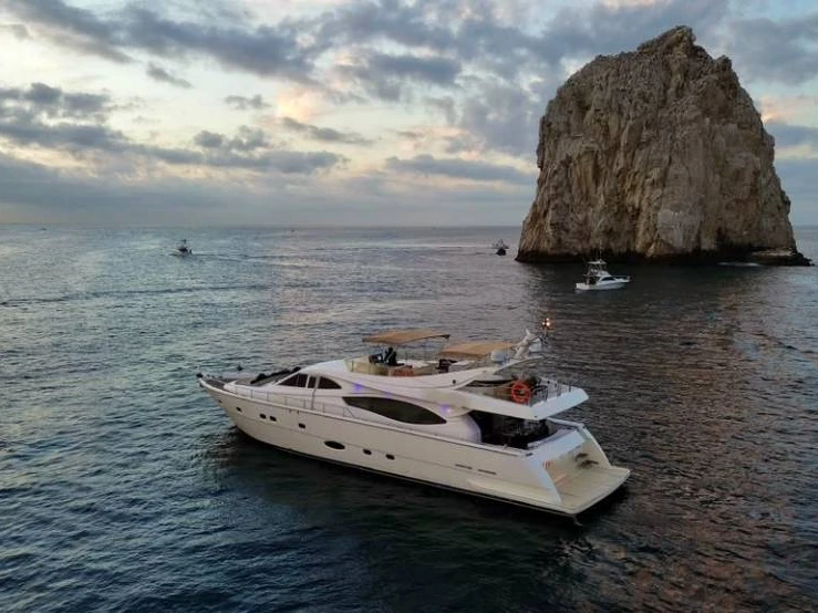 Bareboat Rental Luxury Yacht Ferretti with a boat licence