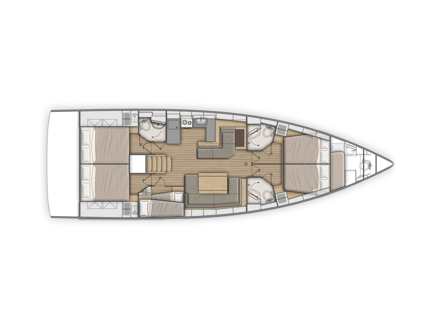 Boat rental Bénéteau Oceanis 51.1 in Deme of Volos on Samboat