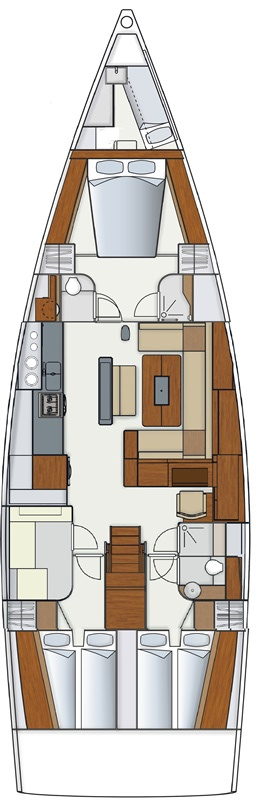 Hanse Hanse 575 charter bareboat or captained in  Trogir