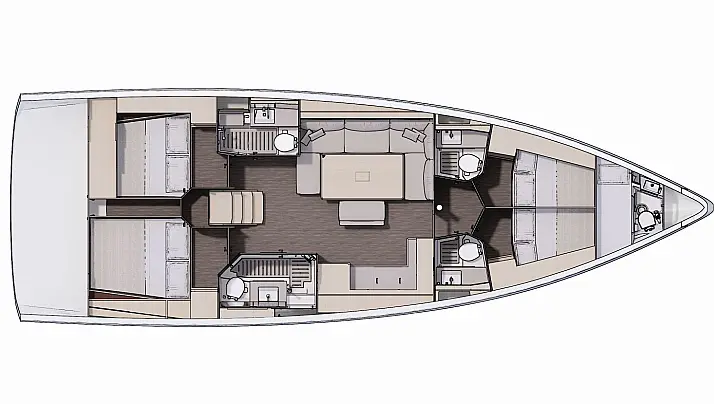 Dufour Dufour 470 charter bareboat or captained in  Lefkáda