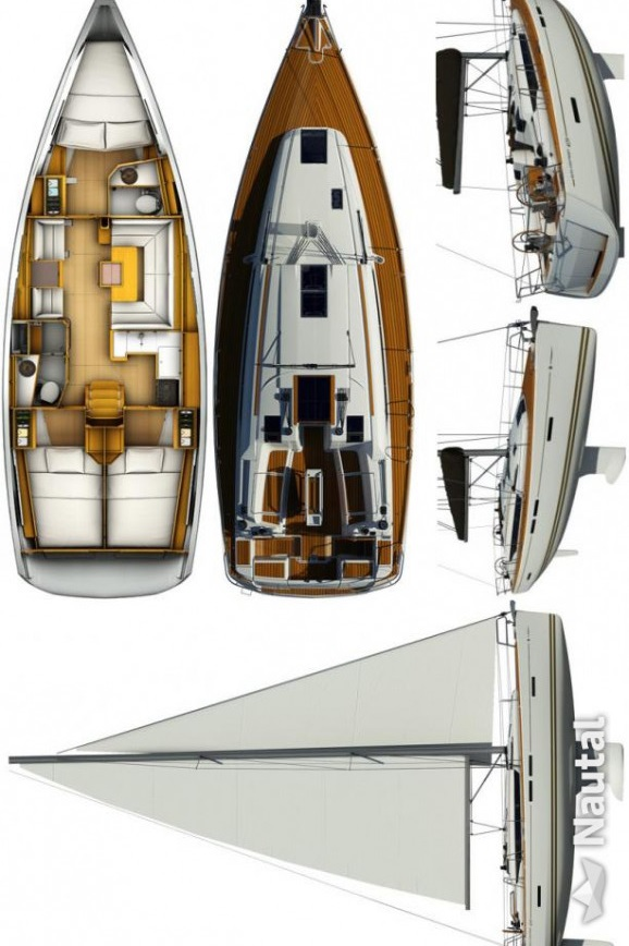 Bareboat Rental Sailboat Jeanneau with a boat licence