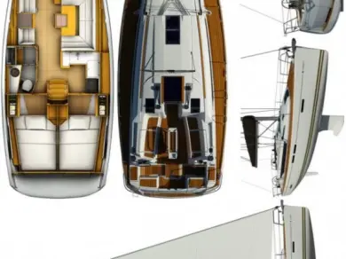 Bareboat Rental Sailboat Jeanneau with a boat licence