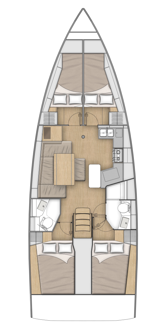 Boat rental Bénéteau Oceanis 40.1 in Fethiye on Samboat